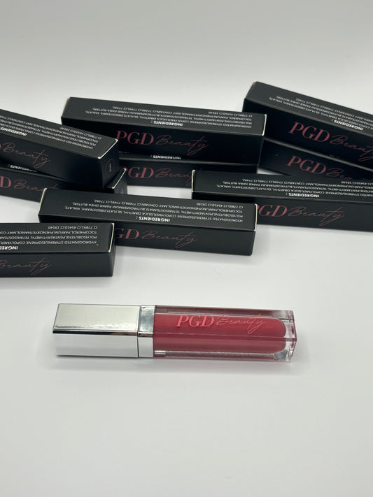 pink lip gloss